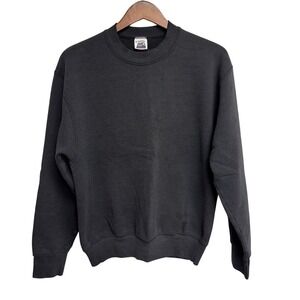 VTG Men's Gray Fade Soft Blank Crewneck Sweatshirt Size M Made in USA